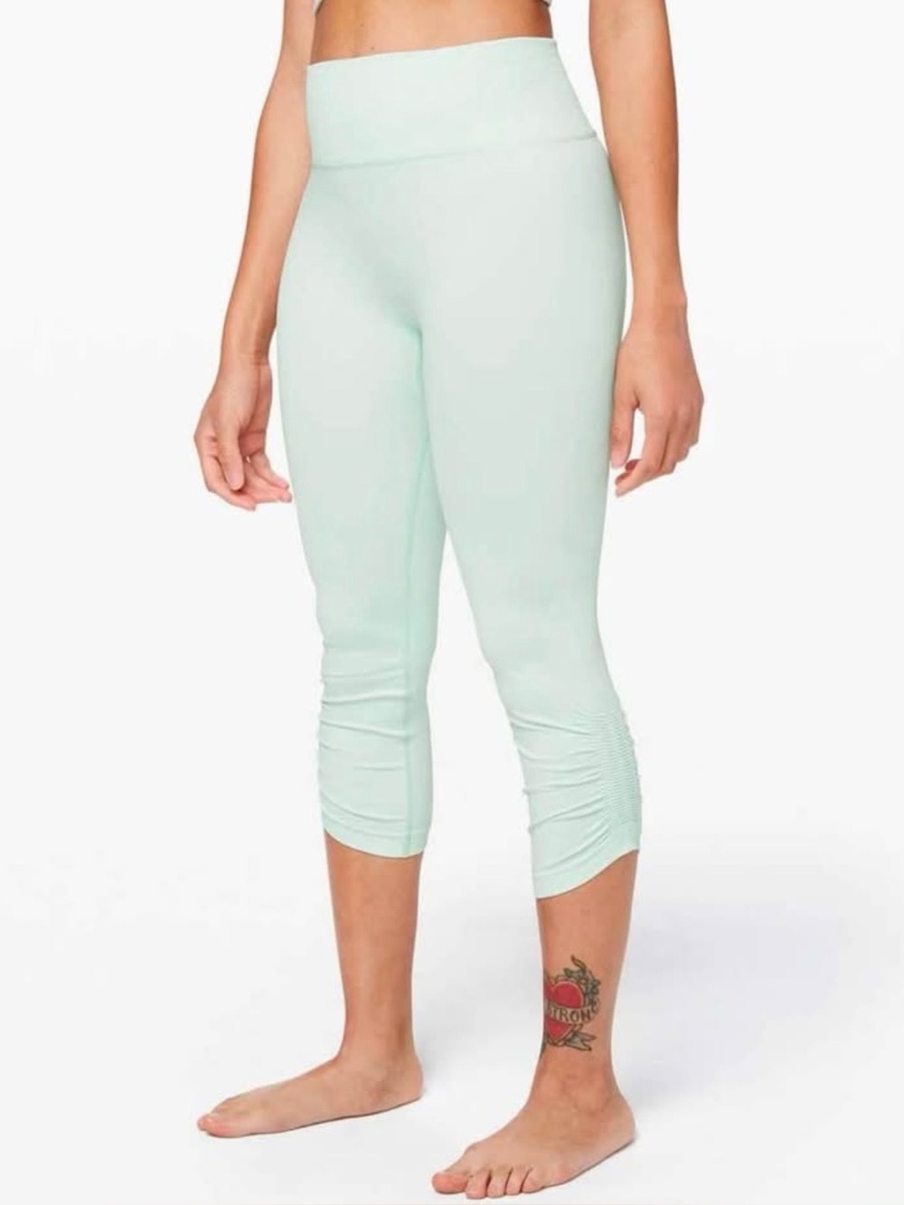lululemon athletica Mint Green Capri Leggings